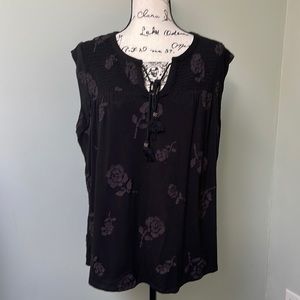 Daniel Rainn sleeveless top, SZ XL